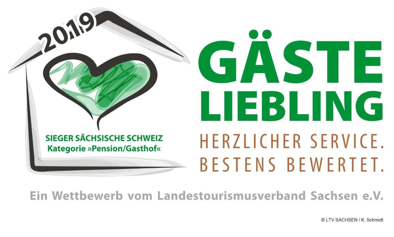 Pension Goldstueck Bad Schandau Esterno foto
